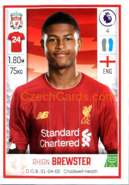 Rhian Brewster 2020 Panini Football Premier League sticker #305