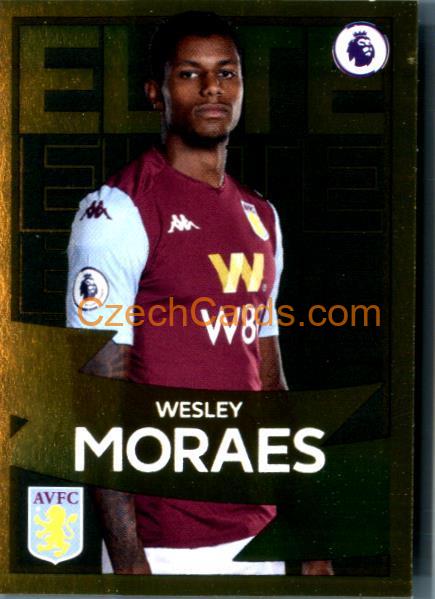 Wesley Moraes 2020 Panini Football Premier League sticker Elite Gold #315