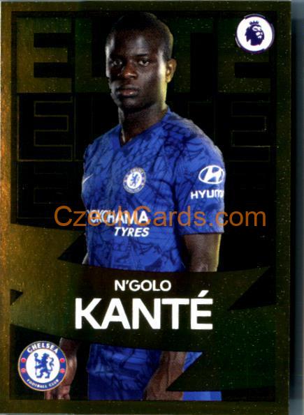 N'Golo Kanté 2020 Panini Football Premier League sticker Elite Gold #318