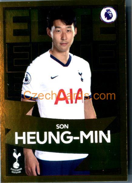 Son Heung-Min 2020 Panini Football Premier League sticker Elite Gold #329