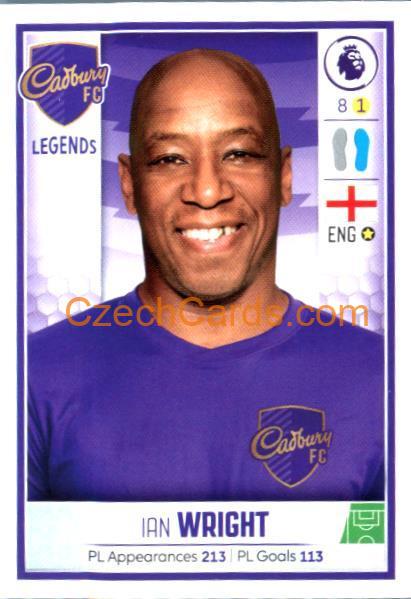 Ian Wright 2020 Panini Football Premier League sticker Legends #337