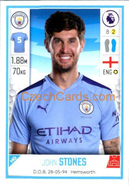 John Stones 2020 Panini Football Premier League sticker #351