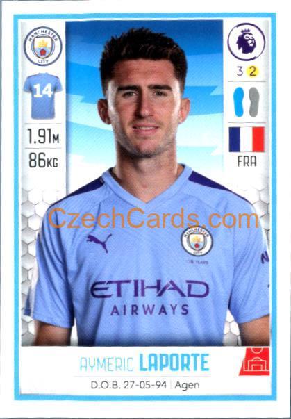 Aymeric Laporte 2020 Panini Football Premier League sticker #354