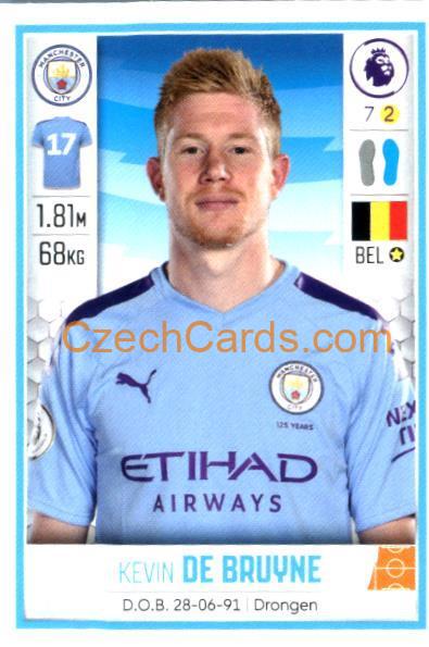Kevin De Bruyne 2020 Panini Football Premier League sticker #360