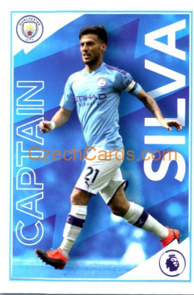 David Silva (Captain) 2020 Panini Football Premier League sticker #372
