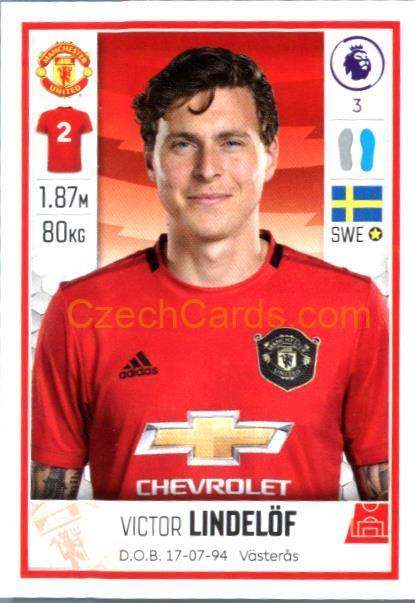 Victor Lindelöf 2020 Panini Football Premier League sticker #379
