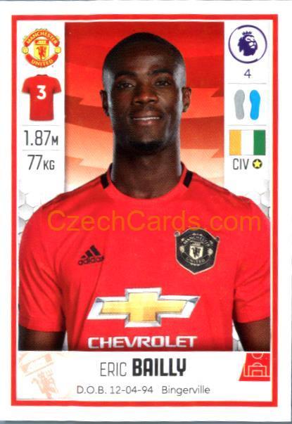 Eric Bailly 2020 Panini Football Premier League sticker #380