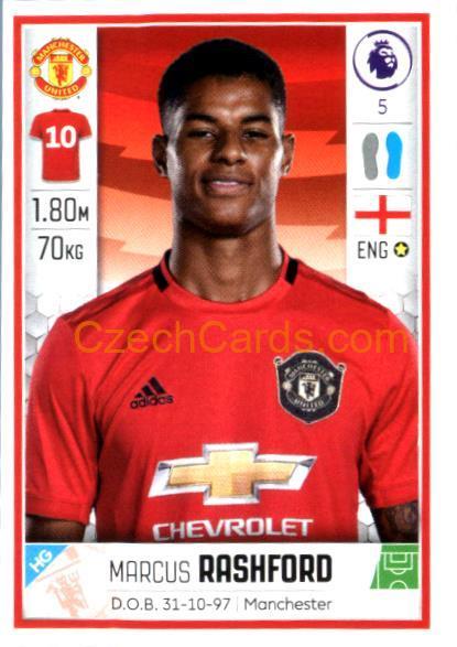 Marcus Rashford 2020 Panini Football Premier League sticker #396
