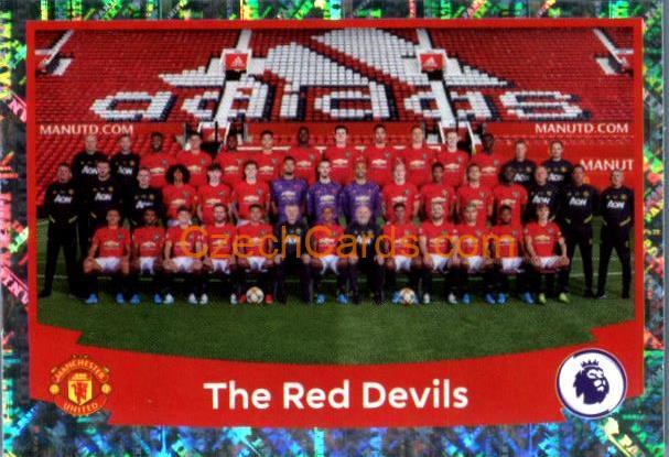 The Red Devils (Squad) 2020 Panini Football Premier League sticker metal #399