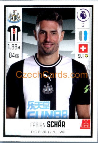 Fabian Schär 2020 Panini Football Premier League sticker #409