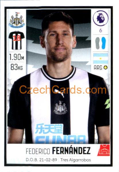Federico Fernández 2020 Panini Football Premier League sticker #413