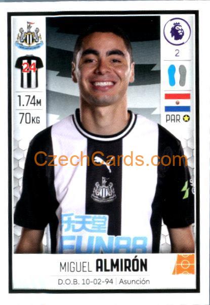Miguel Almirón 2020 Panini Football Premier League sticker #424
