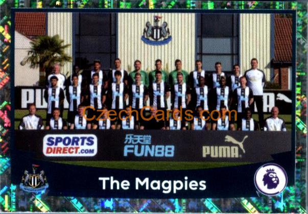 The Magpies (Squad) 2020 Panini Football Premier League sticker metal #428