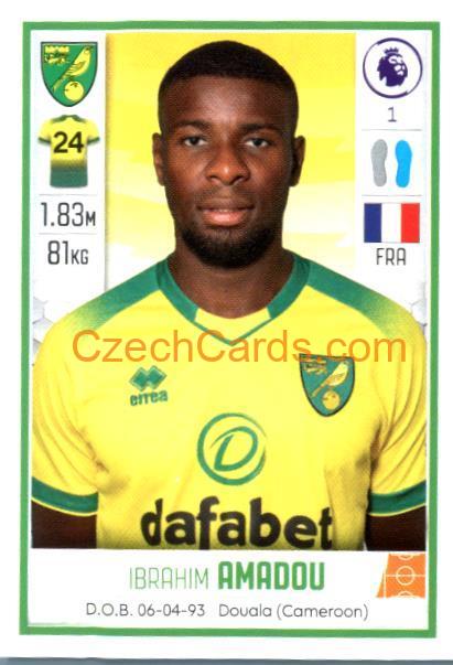 Ibrahim Amadou 2020 Panini Football Premier League sticker #452