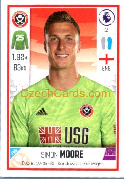 Simon Moore 2020 Panini Football Premier League sticker #465