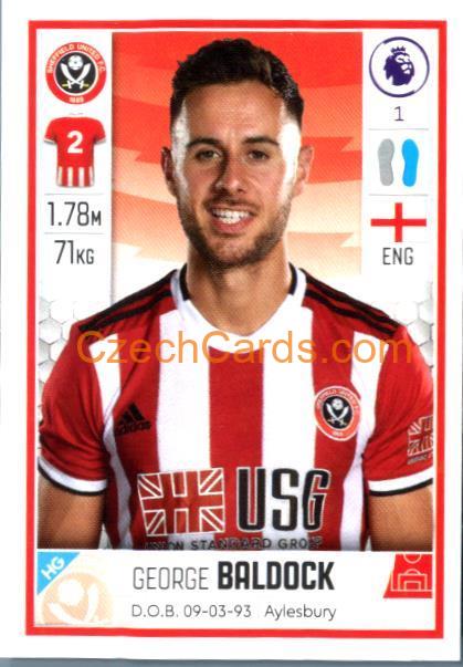 George Baldock 2020 Panini Football Premier League sticker #466