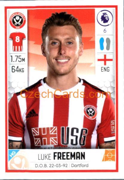 Luke Freeman 2020 Panini Football Premier League sticker #475
