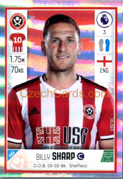 Billy Sharp 2020 Panini Football Premier League sticker metal #481