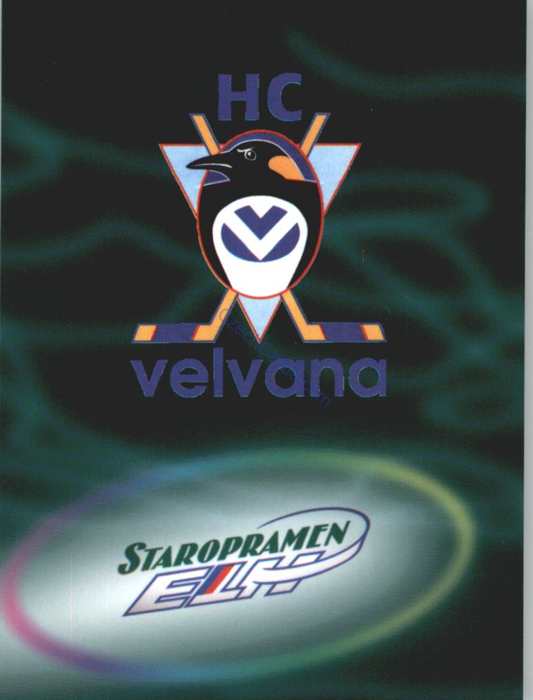 HC Velvana Kladno Team Logo OFS 1998/99