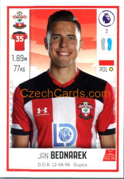 Jan Bednarek 2020 Panini Football Premier League sticker #500