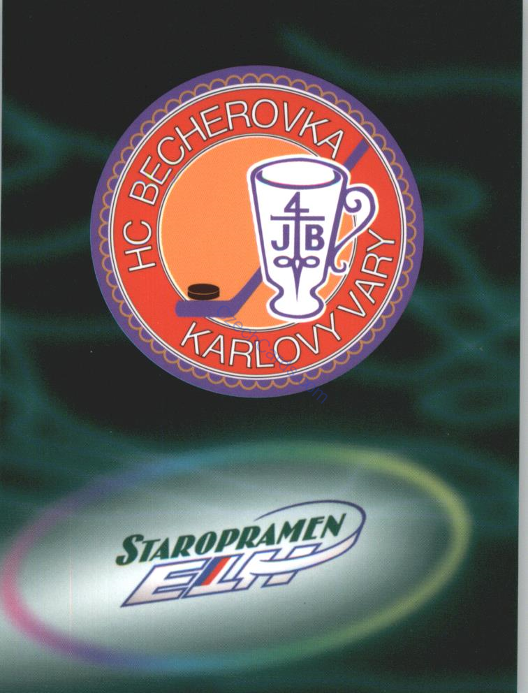 HC Becherovka Karlovy Vary Team Logo OFS 1998/99