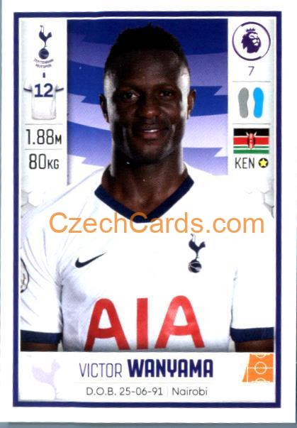 Victor Wanyama 2020 Panini Football Premier League sticker #533