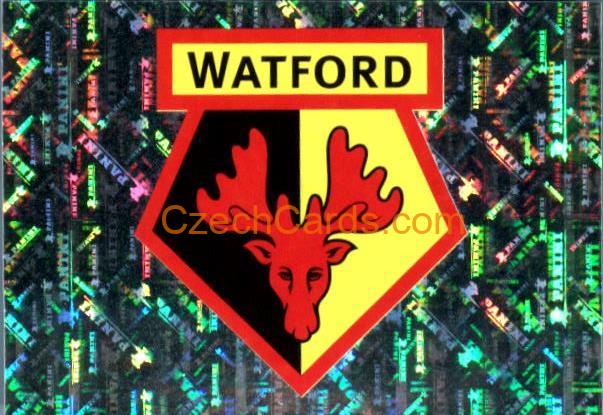 Badge Watford 2020 Panini Football Premier League sticker metal #550
