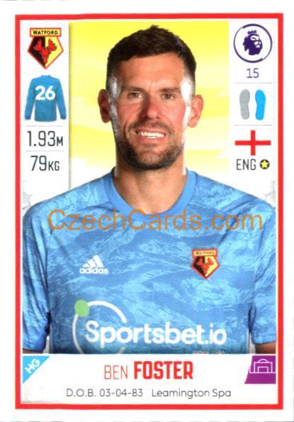 Ben Foster 2020 Panini Football Premier League sticker #552