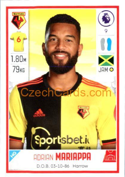 Adrian Mariappa 2020 Panini Football Premier League sticker #555