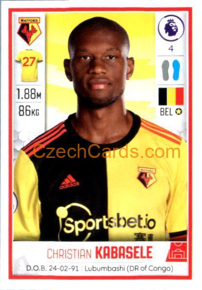 Christian Kabasele 2020 Panini Football Premier League sticker #559