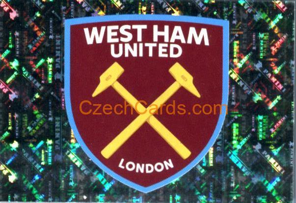 Badge West Ham United 2020 Panini Football Premier League sticker metal #579