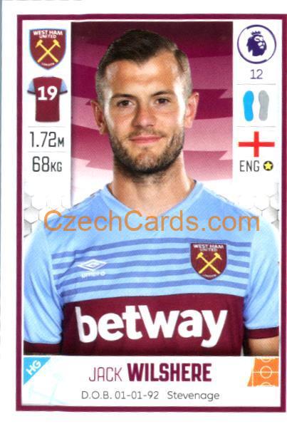 Jack Wilshere 2020 Panini Football Premier League sticker #596