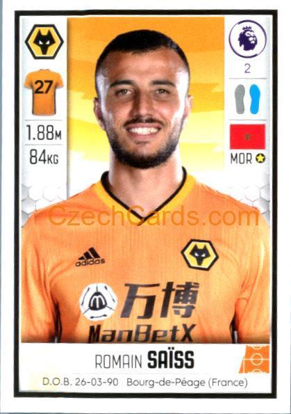 Romain Saïss 2020 Panini Football Premier League sticker #624