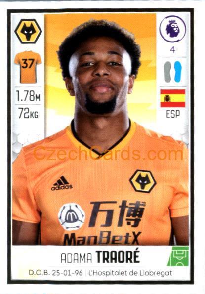 Adama Traoré 2020 Panini Football Premier League sticker #630