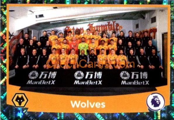 Wolves (Squad) 2020 Panini Football Premier League sticker metal #631