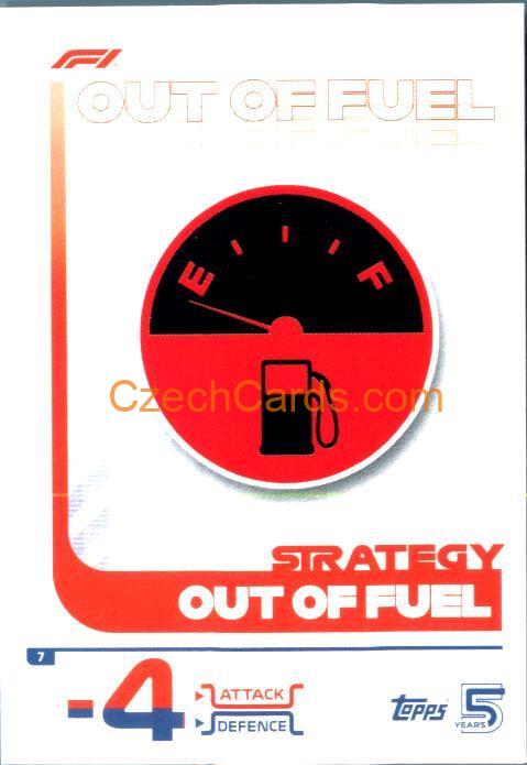Out of Fuel 2024 Topps Turbo Attax #7