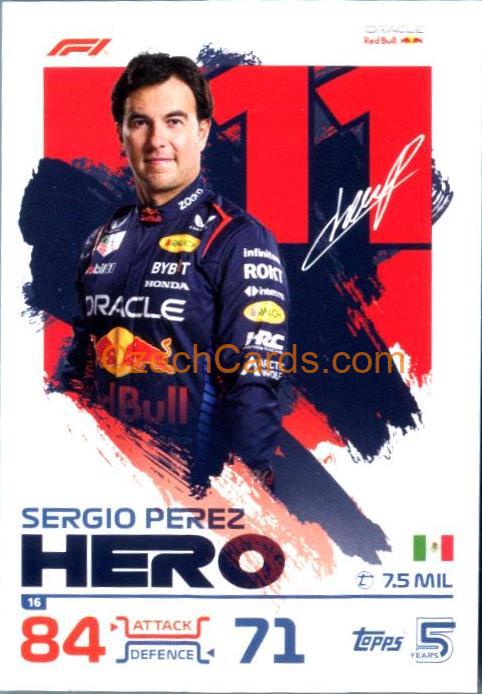 Sergio Perez 2024 Topps Turbo Attax #16