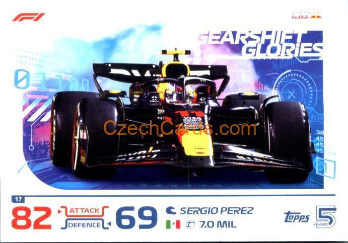 Sergio Perez 2024 Topps Turbo Attax #17