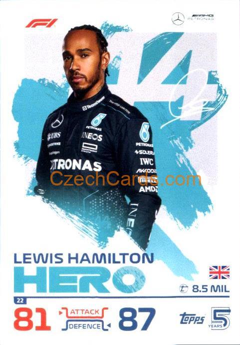 Lewis Hamilton 2024 Topps Turbo Attax #22