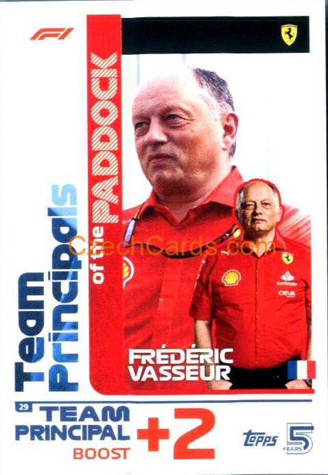Frederic Vasseur 2024 Topps Turbo Attax #29