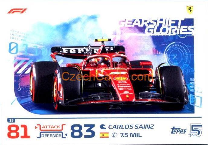 Carlos Sainz 2024 Topps Turbo Attax #35