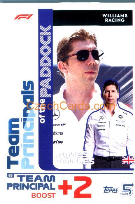 James Vowles 2024 Topps Turbo Attax #65