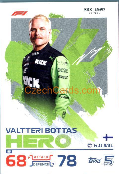 Valtteri Bottas 2024 Topps Turbo Attax #85