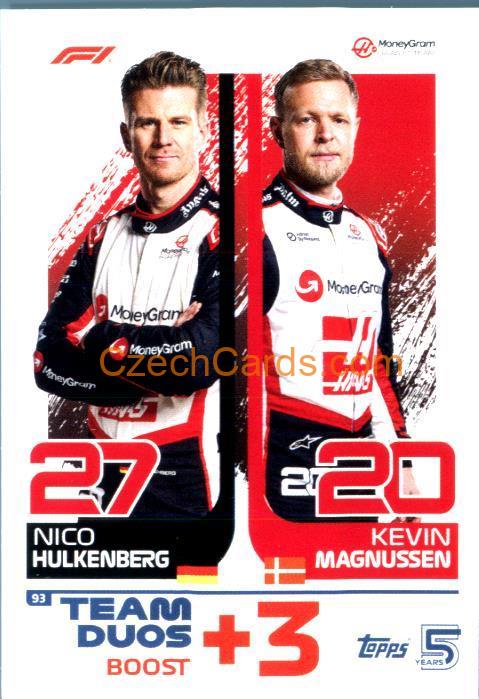 Team Duo Hulkenberg / Magnussen 2024 Topps Turbo Attax #93