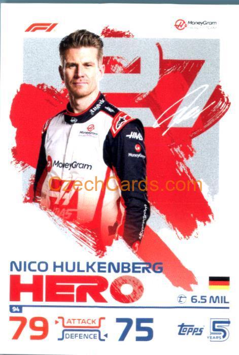 Nico Hulkenberg 2024 Topps Turbo Attax #94