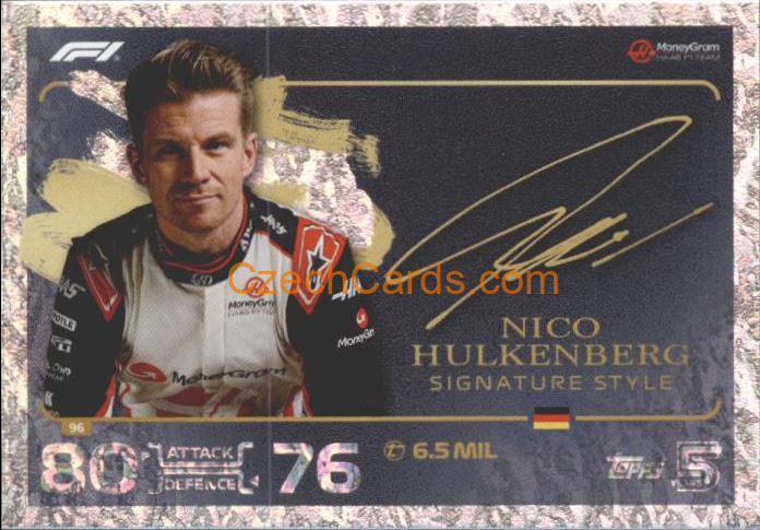Nico Hulkenberg 2024 Topps Turbo Attax Signature Style #96