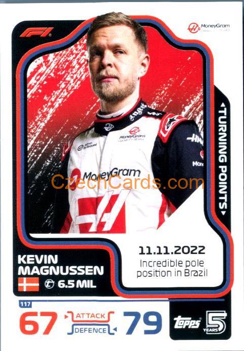 Kevin Magnussen Turning Point 2024 Topps Turbo Attax #117