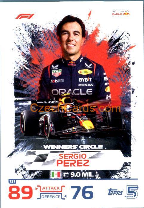 Sergio Perez F1 Winners 2024 Topps Turbo Attax #131
