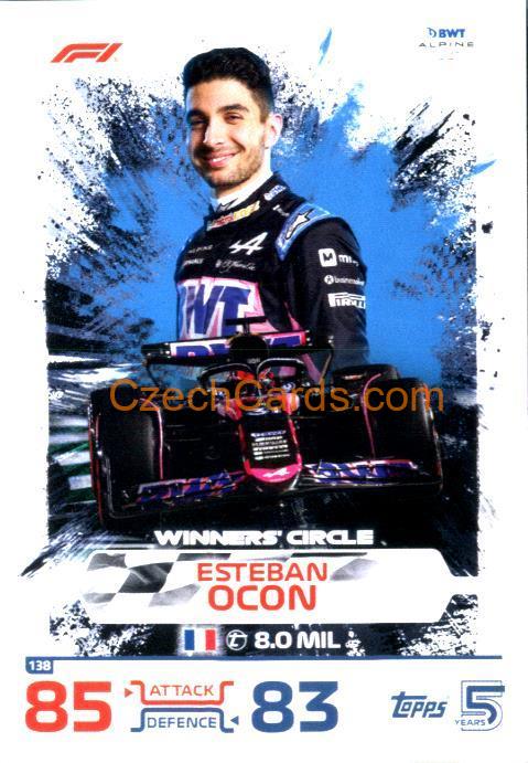 Esteban Ocon F1 Winners 2024 Topps Turbo Attax #138
