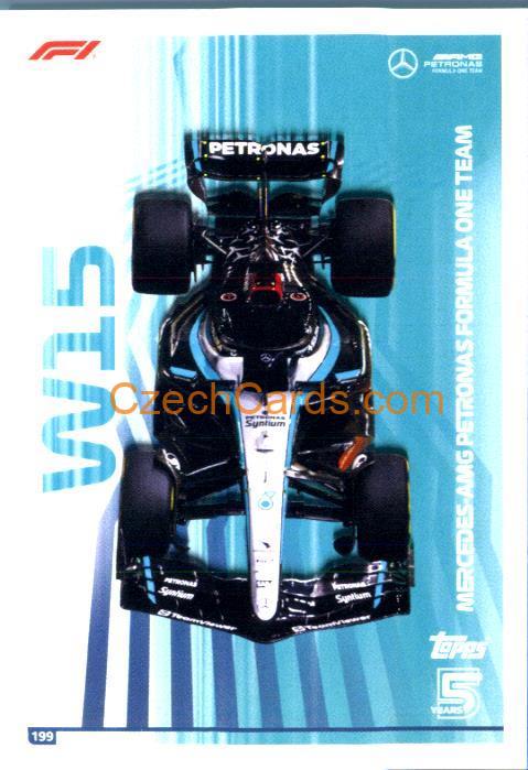 Mercedes F1 Team Cars 2024 Topps Turbo Attax #199